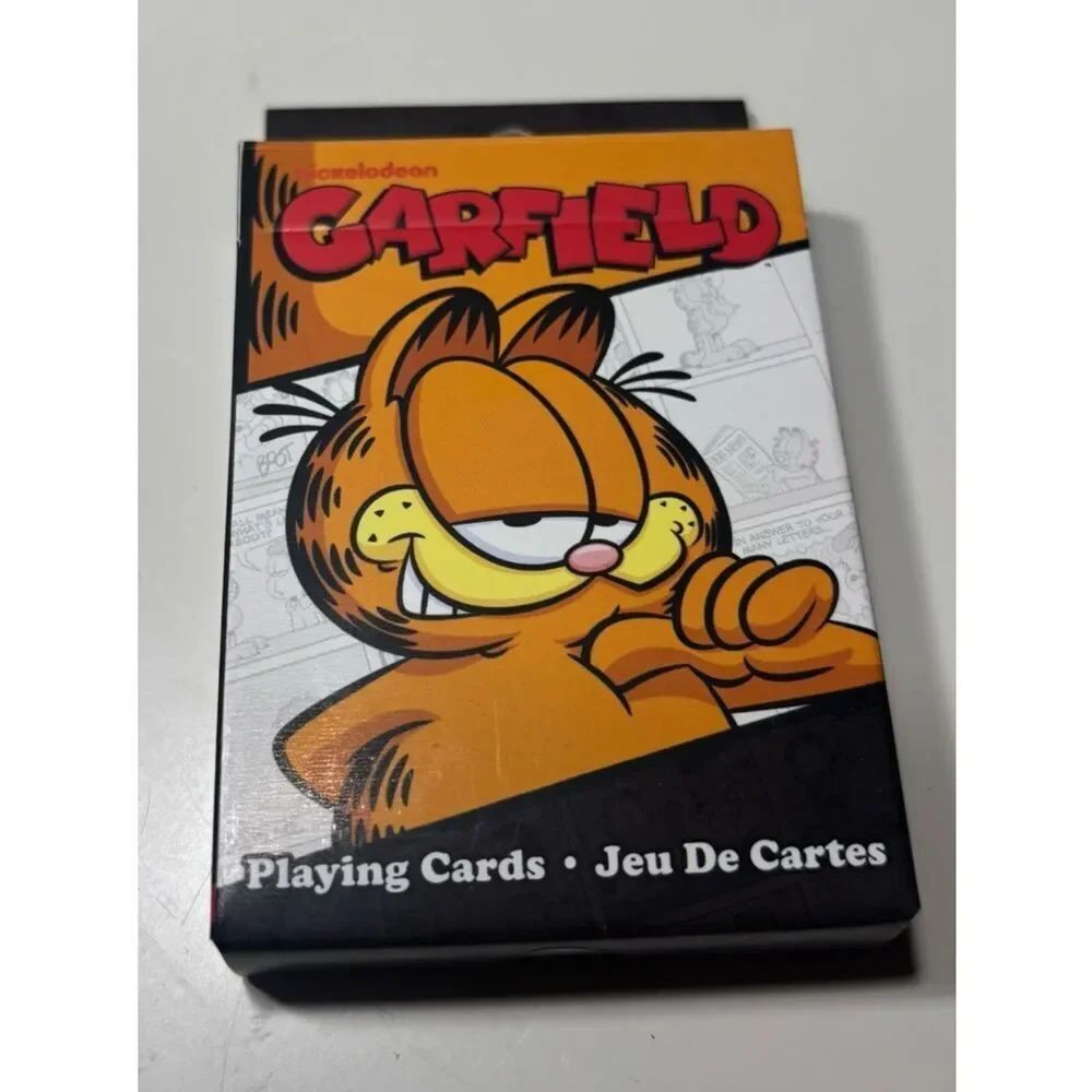 New Garfield Playing Cards - Nickelodeon Garfield Orange Deck